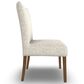 Best Home Furnishings Jazla Side Chair with Quartz Cushion in Dark Walnut, , large