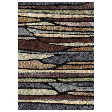 Orian Shag-Ri-La 5" x 8" Plateau Rainbow Area Rug, , large