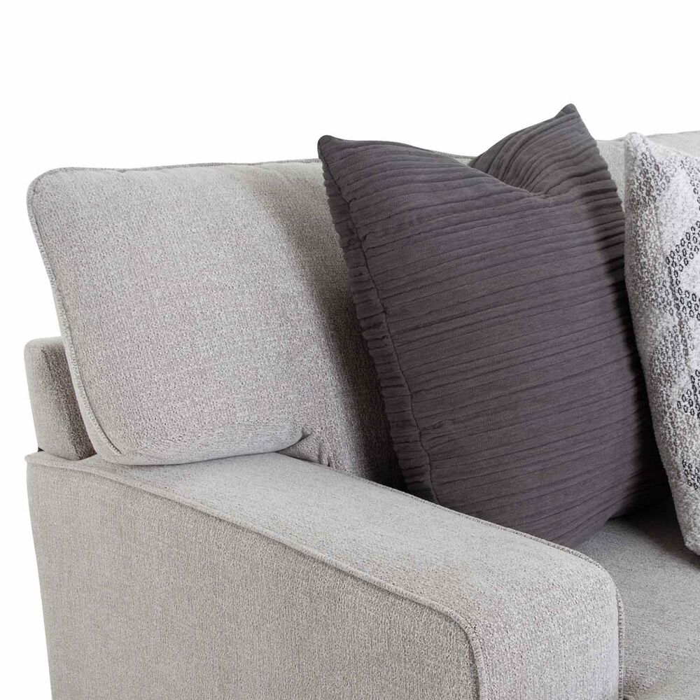 Moore Furniture Stella Stationary Sofa in Pepper, , large