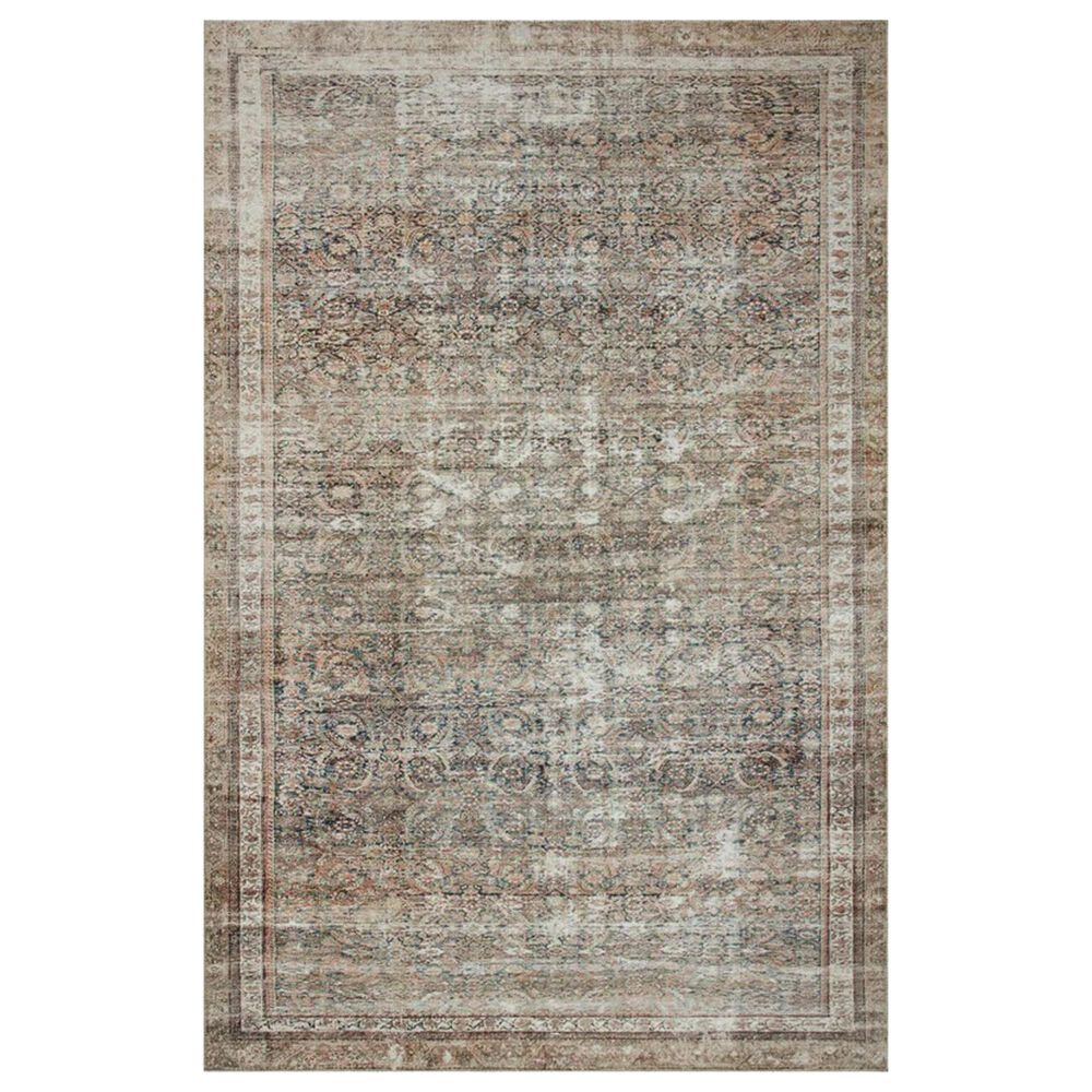 Chris Loves Julia x Loloi Jules 9"6" x 14" Ink and Terracotta Area Rug, , large