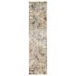 Surya Pune Light Beige, Tan, Dark Brown, Black and Charcoal 2"7" x 10"2" Runner, , large
