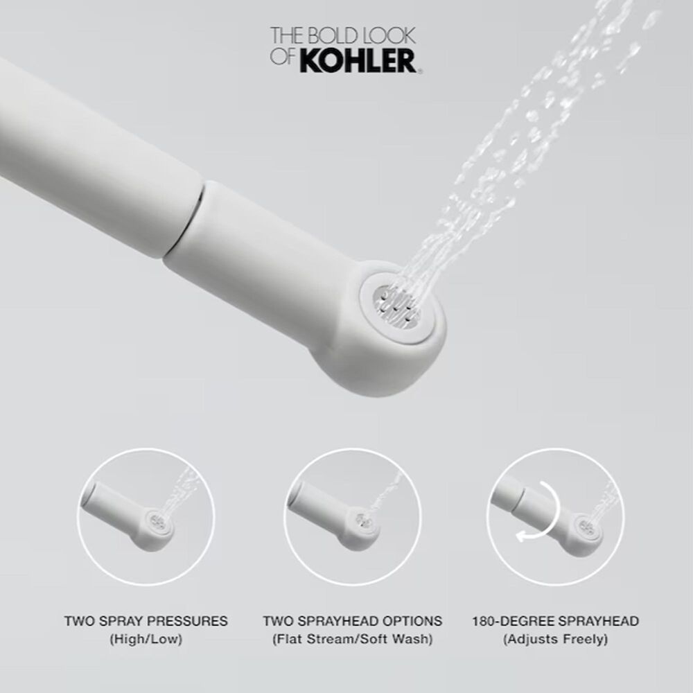 Kohler PureWash M050 Portable Bidet in White, , large