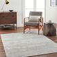 Surya Brunswick 9" x 12"2" Cream, Light Slate, Taupe, Blue, Gray and Seafoam Area Rug, , large