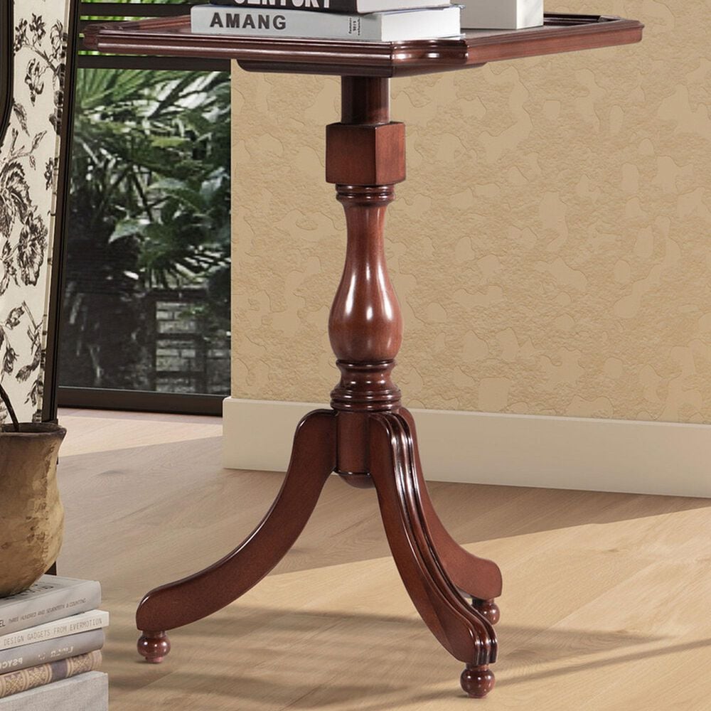 Jennifer Taylor Home Mabel Side Table in Rich Walnut, , large