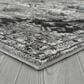 Amer Rugs Alexandria 2"6" x 10"3" Ivory and Gray Runner, , large