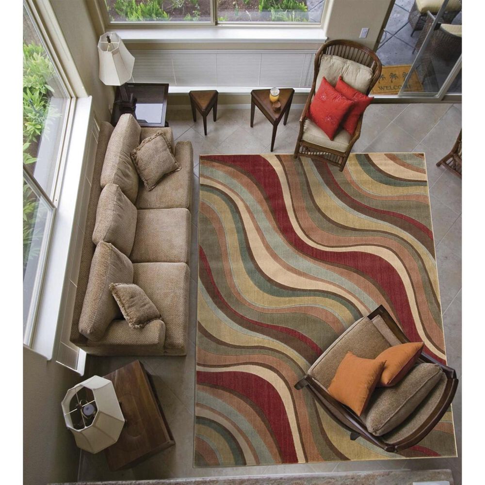 Nourison Somerset ST81 7&#39;9&quot; x 10&#39;10&quot; Multi-color Area Rug, , large