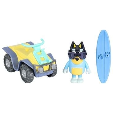 Bluey Beach Quad with Bandit Action Figures, , large
