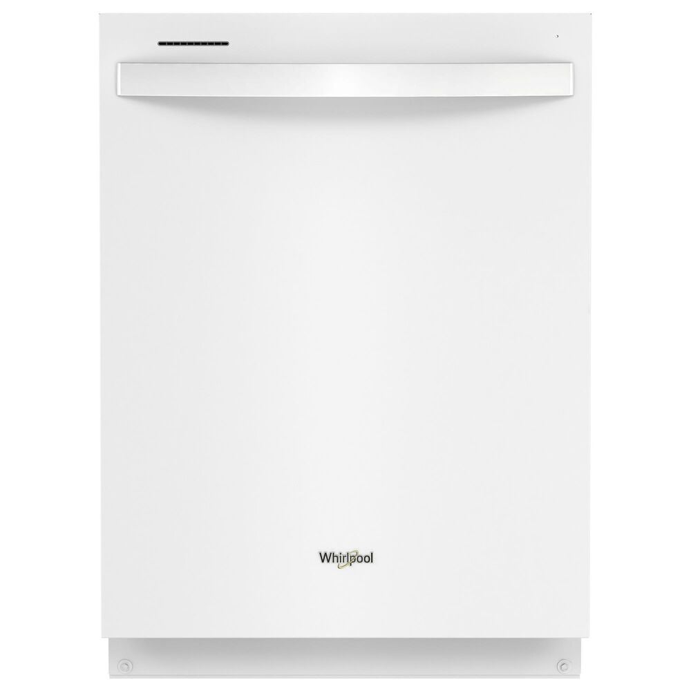 Whirlpool 24" Built-In Bar Handle Dishwasher with 47 Decibel in White, , large