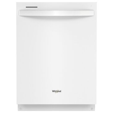 Whirlpool 24" Built-In Bar Handle Dishwasher with 47 Decibel in White, , large