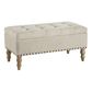 OSP Home Woodbury Storage Bench in Light Natural, , large