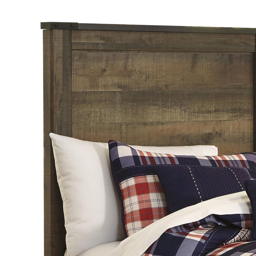 Ashley Trinell Twin Storage Bed in Brown, , large