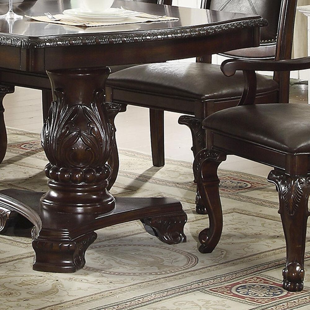 Claremont Kiera 7-Piece Double Pedestal Dining Set in Rich Brown, , large