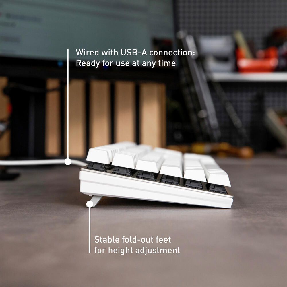 Cherry KC 200 MX Mechanical Office Keyboard in White, , large