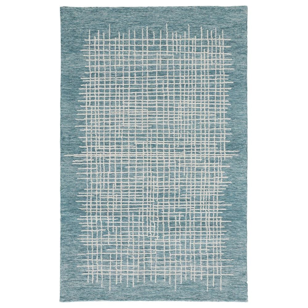 Feizy Maddox Teal 3&#39;6&quot; x 5&#39;6&quot; Area Rug, , large