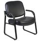 Regency Global Sourcing Victor Big & Tall Guest and Reception Chair in Black, , large
