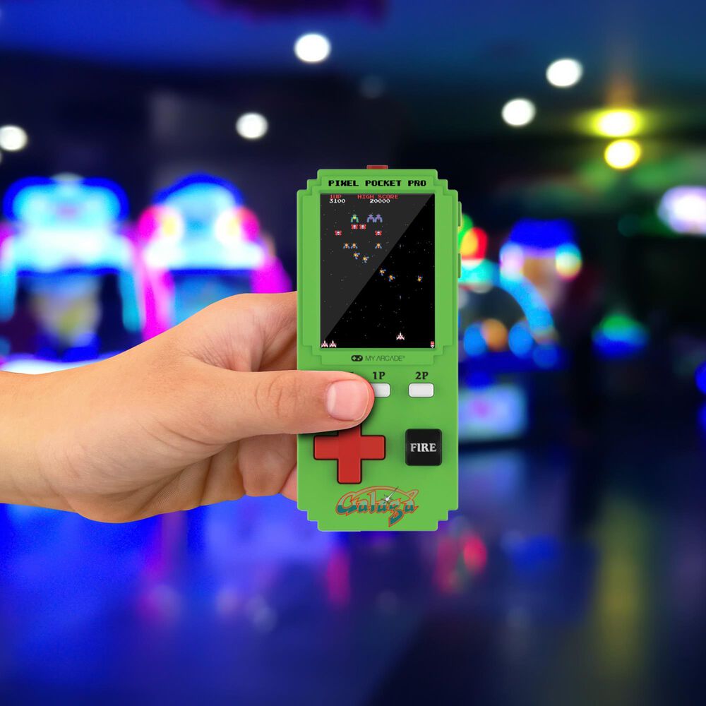 My Arcade Galaga Pixel Pocket Pro Handheld System in Multicolor, , large