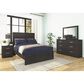 Ashley Belachime 4 Piece Full Panel Bedroom Set in Dark Charcoal, , large