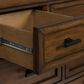 Ashley Taffenbrook 4-Piece King Storage Bedroom Set in Medium Brown and Black, , large