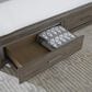 Riva Ridge Modern Loft Queen Panel Storage Bed in Greystone, , large