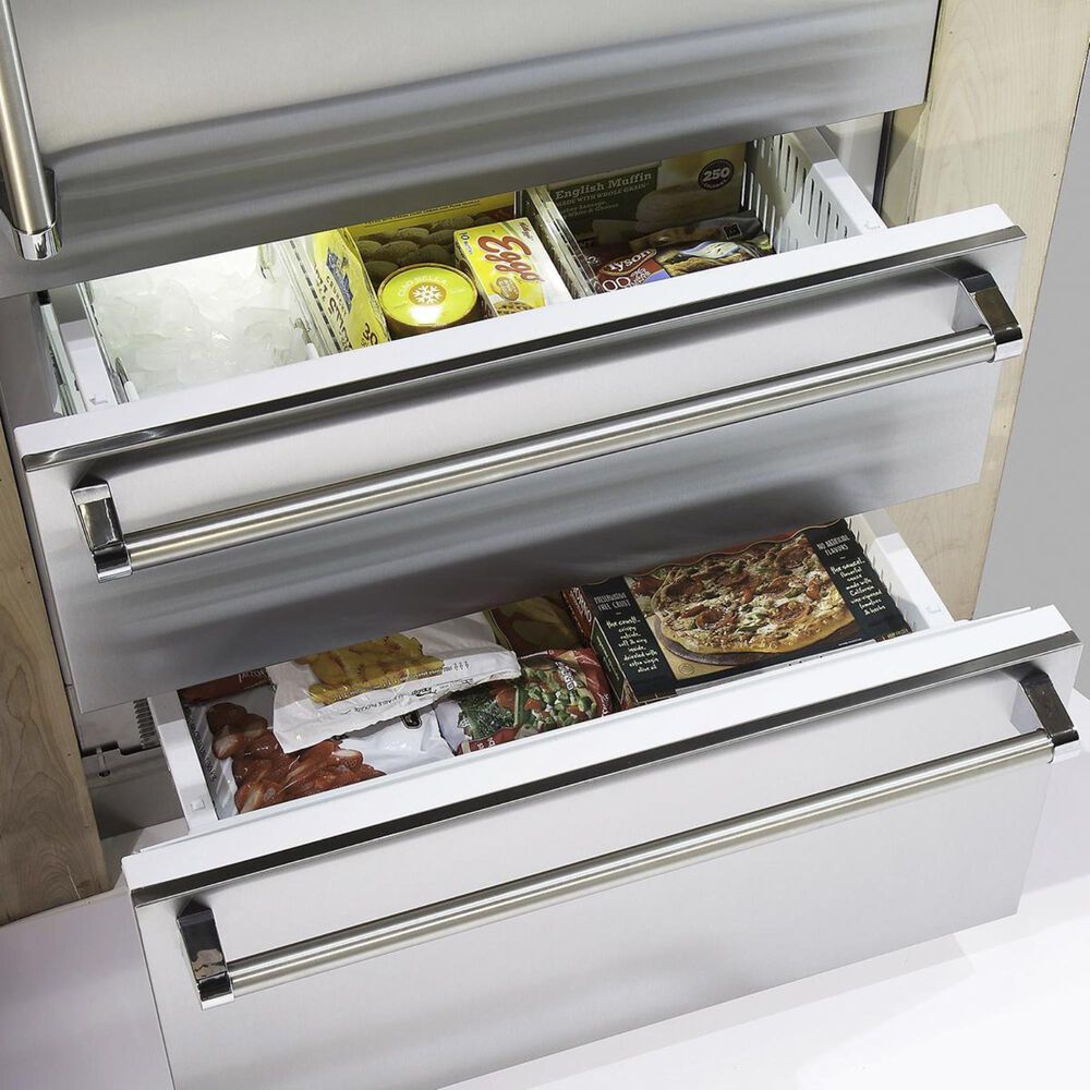 Viking Range 36&quot; Built-In Bottom Freezer Refrigerator Right Hinge in Stainless Steel, , large