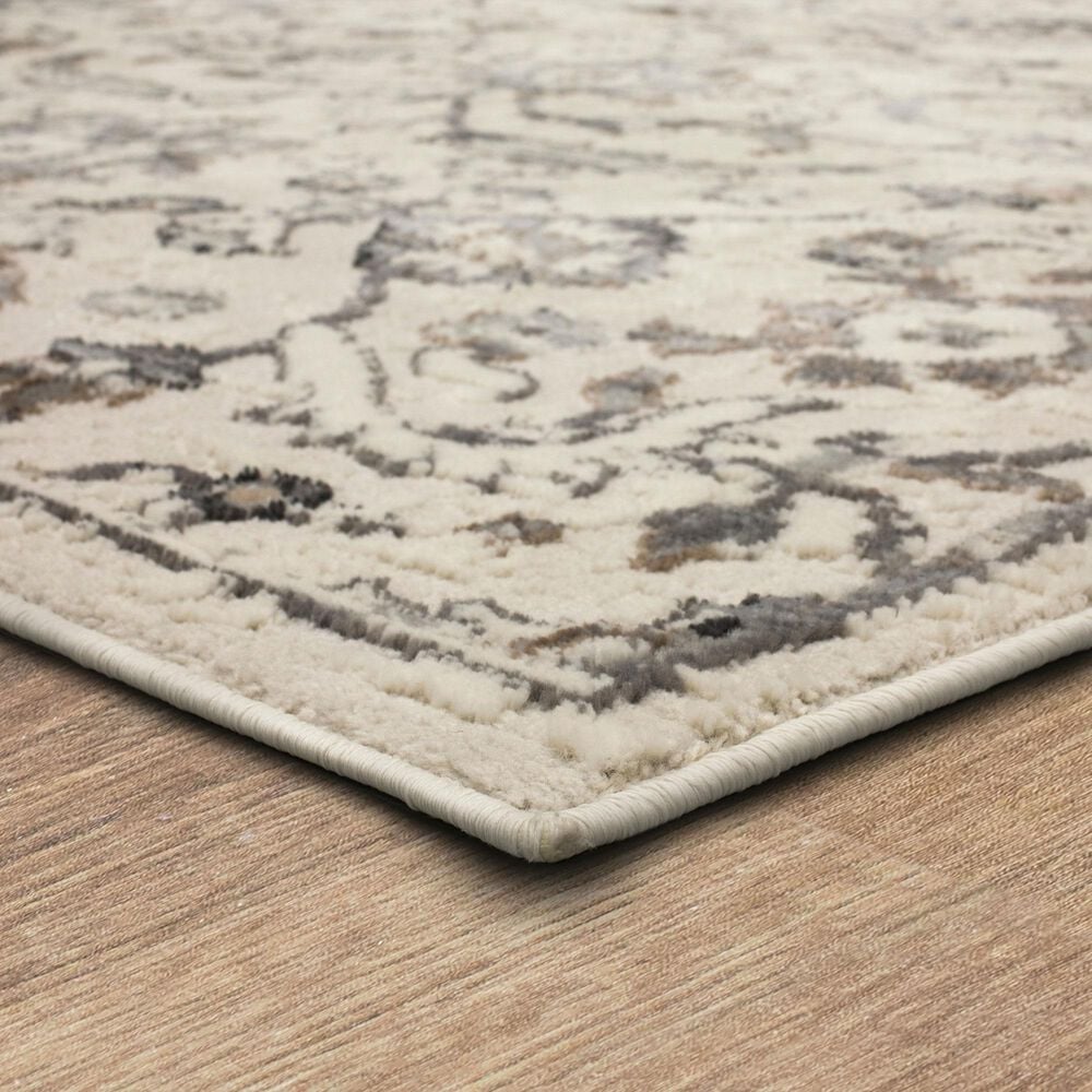Karastan Cleo Holloway 5&#39;3&quot; x 8&#39; Grey Area Rug, , large