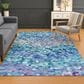 Dalyn Rug Company Kaleidoscope Turquoise 8" x 10" Indoor/Outdoor Area Rug, , large