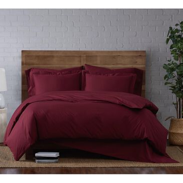 Pem America Brooklyn Loom Classic 2-Piece Twin Duvet Set in Burgundy, , large