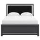 Ashley Zuraleus 3-Piece Queen Panel Bedroom Set in Matte Black, , large
