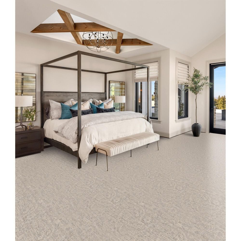 Stanton Lavish Enlace Carpet in Silver Birch, , large