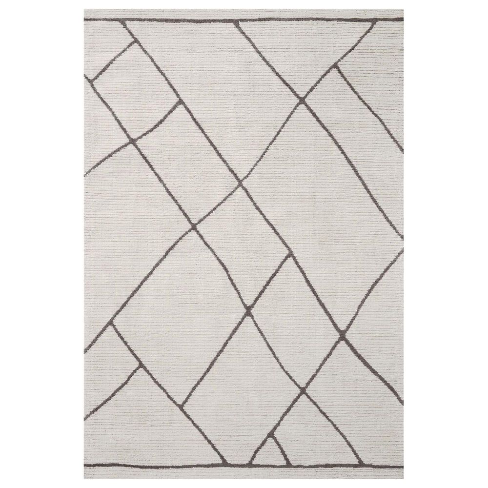 Magnolia Home Logan 2"3" x 3"9" Ivory and Charcoal Area Rug, , large