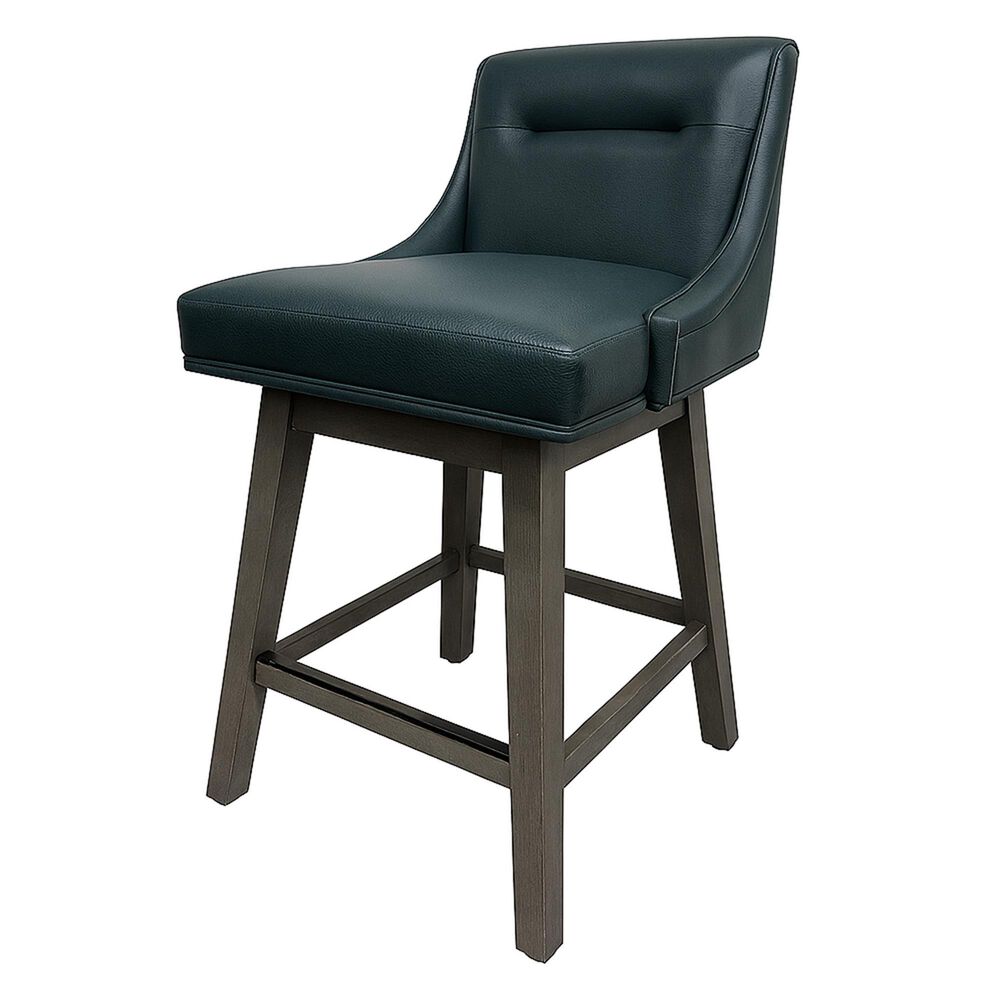 Linden Boulevard Beckett Counter Stool in Green, , large