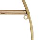 Maple and Jade 28" x 27" Wall Shelf in Gold, , large