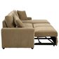Coaster Pastrana Stationary Right Arm Facing Chaise Sleeper Sectional Sofa in Camel, , large