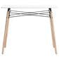 Ashley Jaspeni Writing Desk in White and Natural, , large