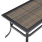 Crosley Furniture Dahlia Patio Coffee Table in Matte Black - Table Only, , large