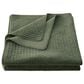 HiEnd Accents Stonewashed Velvet Full/Queen Quilt in Fern Green, , large
