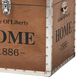 Baxton Studio Violetta Storage Trunk Ottoman in Light Brown, , large