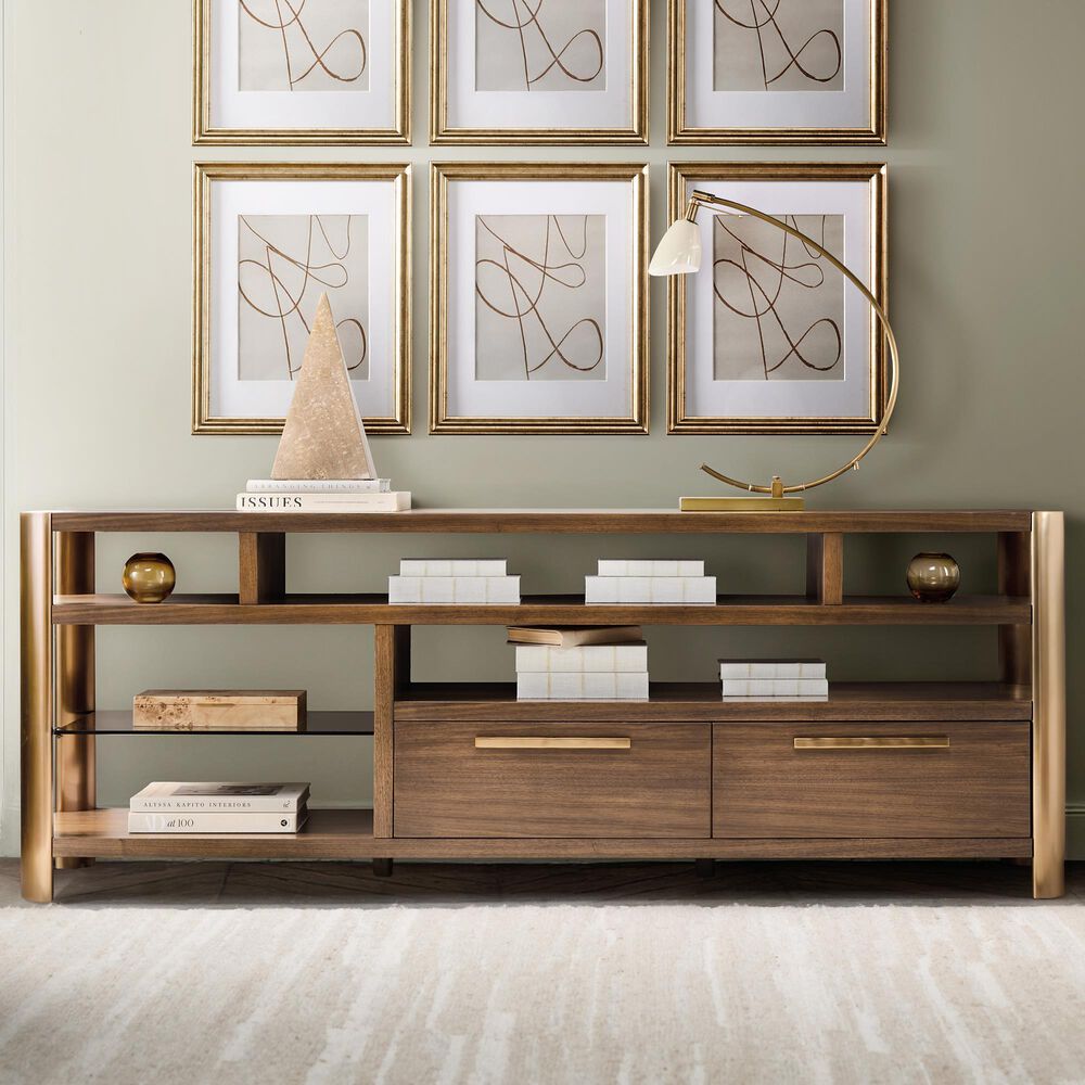 Hooker Furniture Eleana 83" Entertainment TV Console in Light Caramel, , large