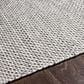 Surya Azalea Solid 12" x 15" Slate, Off White and Ink Blue Indoor/Outdoor Area Rug, , large