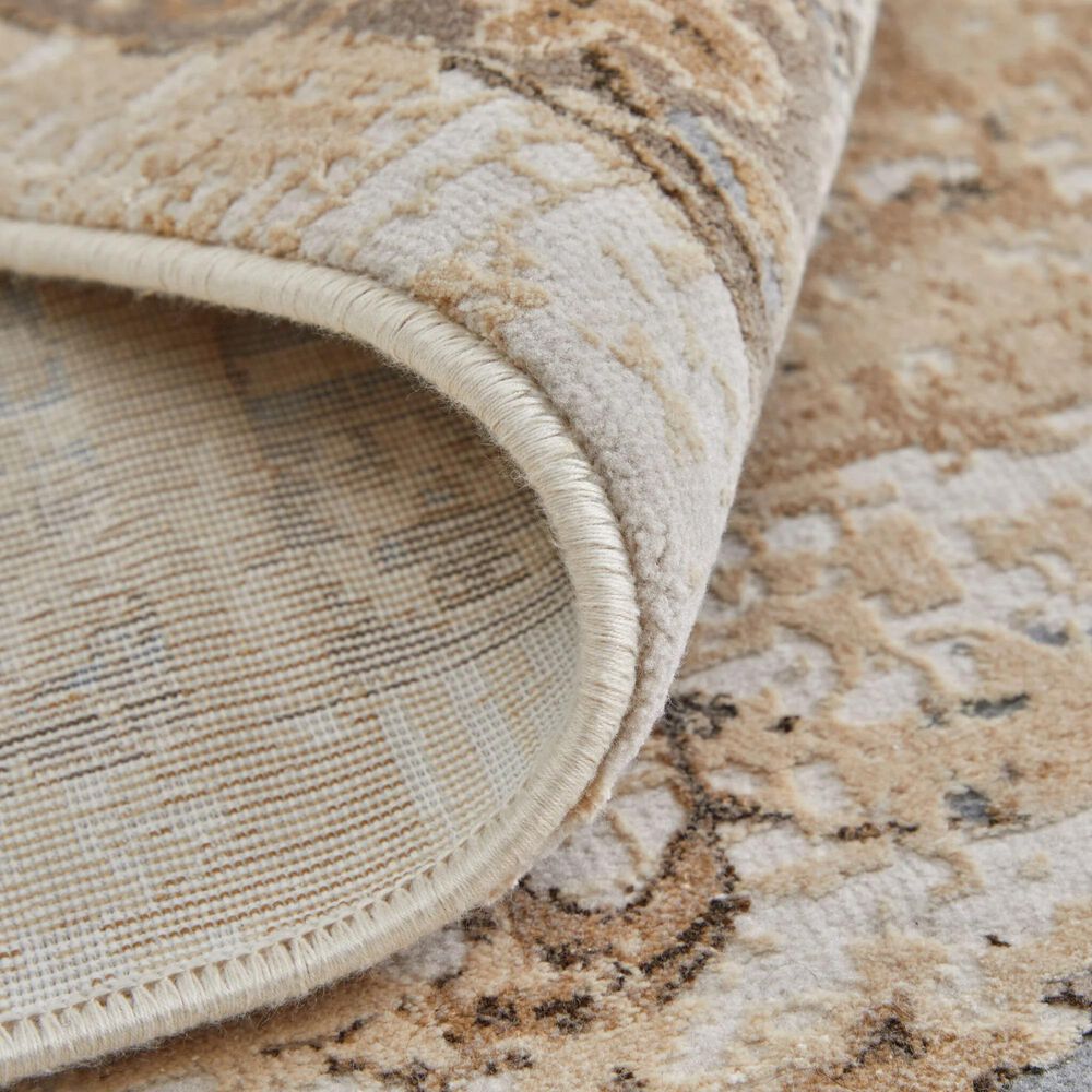 Feizy Celene 10&#39; x 14&#39; Beige and Brown Area Rug, , large