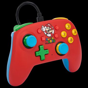 PowerA Nano Wired Controller for Nintendo Switch in Mario Medley, , large
