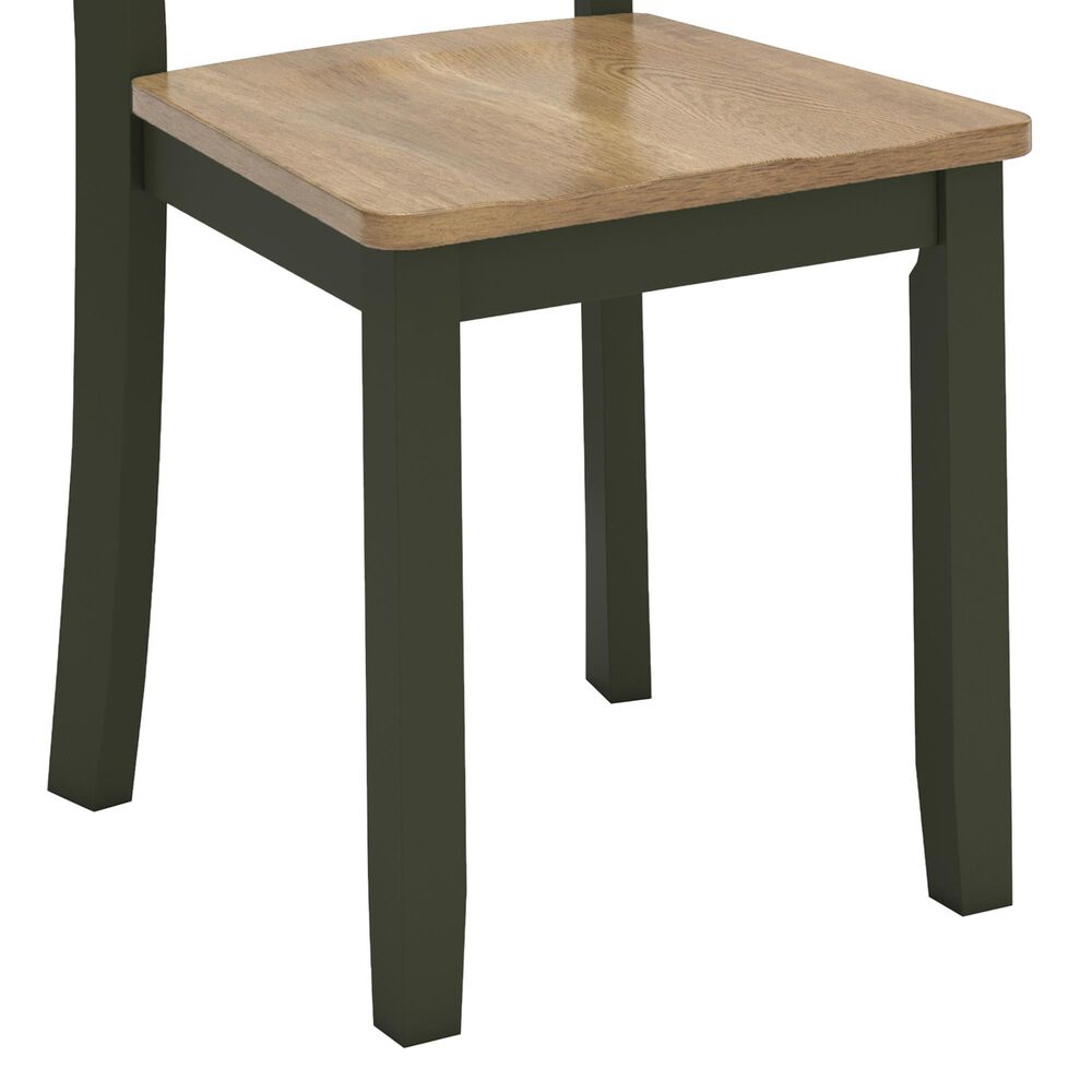 Ashley Gesthaven Dining Chair Set of 2 in Natural and Green, , large