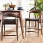 Baxton Studio Eira Counter Stool in Walnut (Set of 2), , large