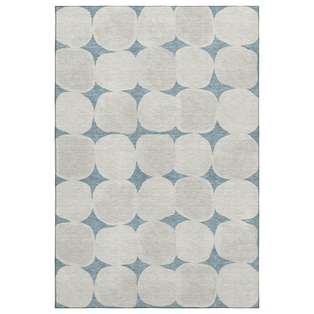 Dalyn Rug Company The Reserve TR16 Teal 9" x 12" Indoor/Outdoor Area Rug, , large