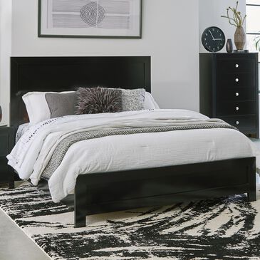 Seven Stars Breanne Queen Panel Bed in Black, , large