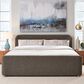 Urban Home Kiki Queen Upholstered Platform Bed in Pumpernickel, , large