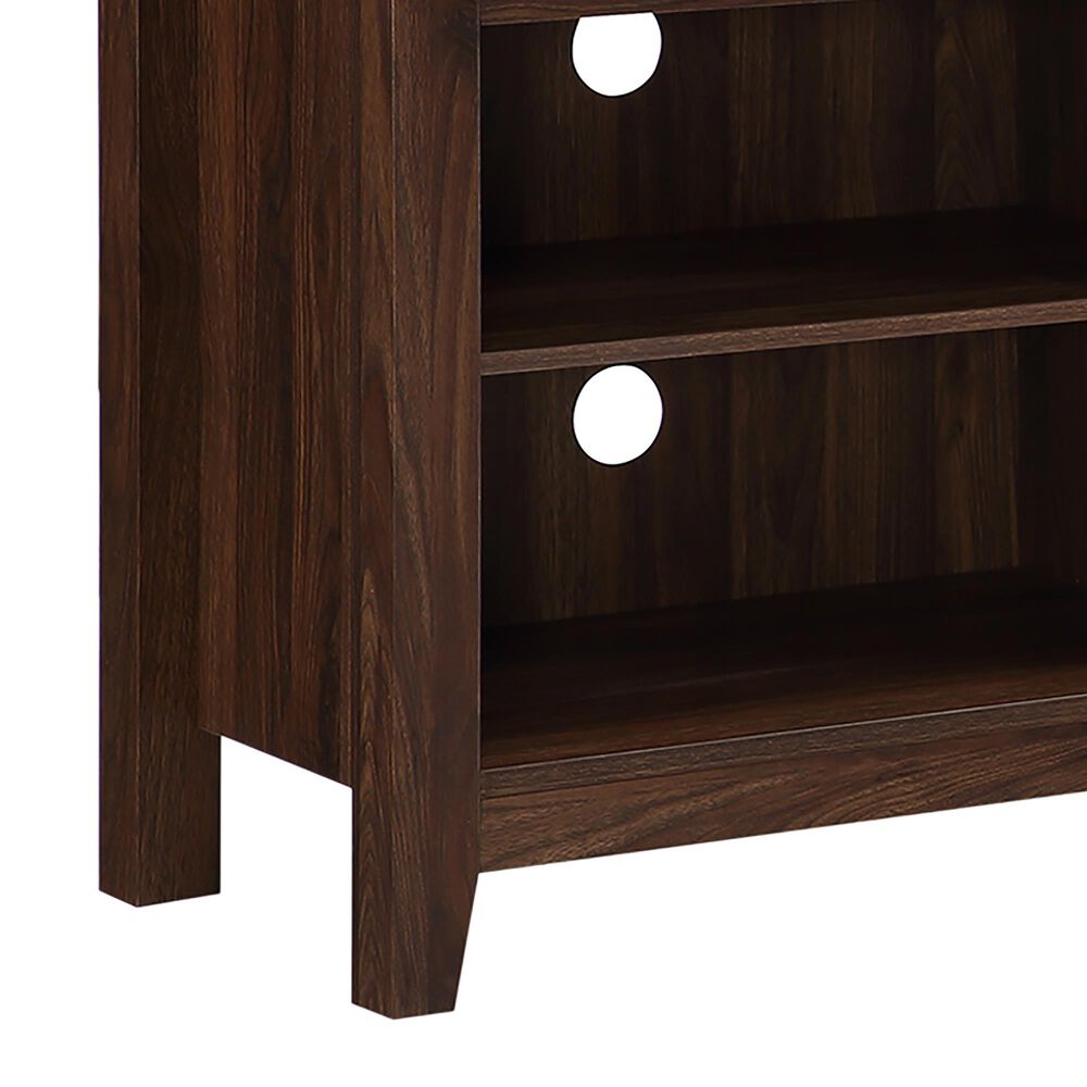 Walker Edison Essential 70&quot; TV Stand in Dark Walnut, , large