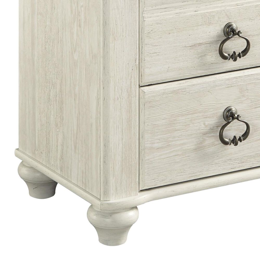 Ashley Willowton 2 Drawer Nightstand in White Washed, , large