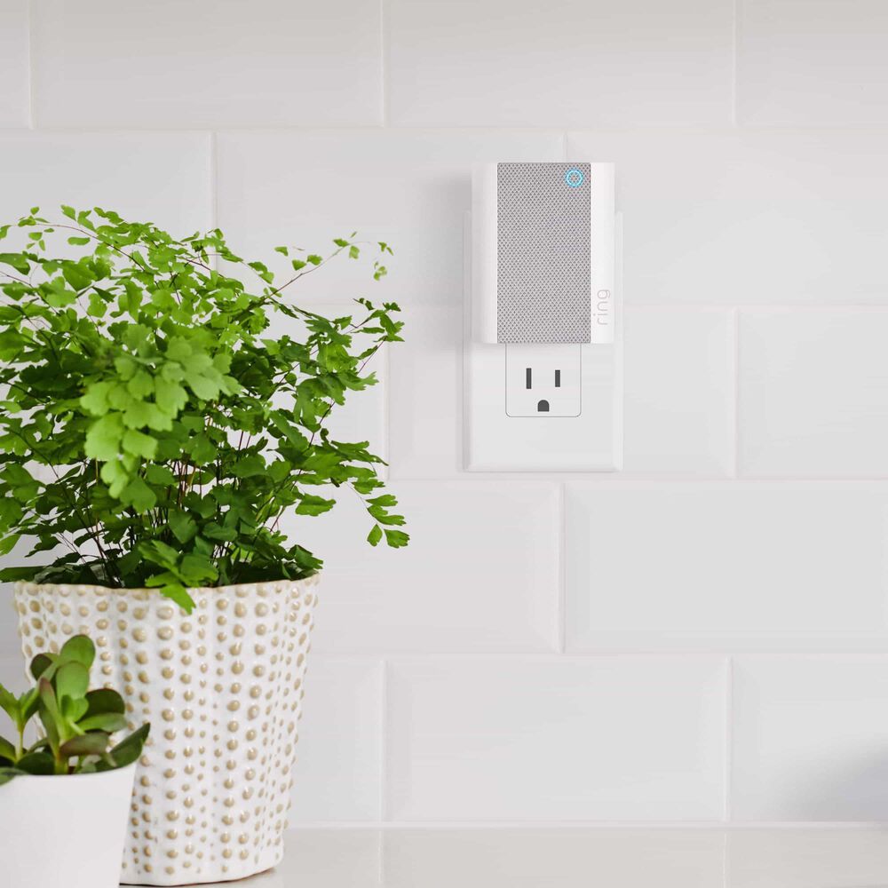 Ring Video Doorbell Wired with Chime 2 in Black and White Shop NFM