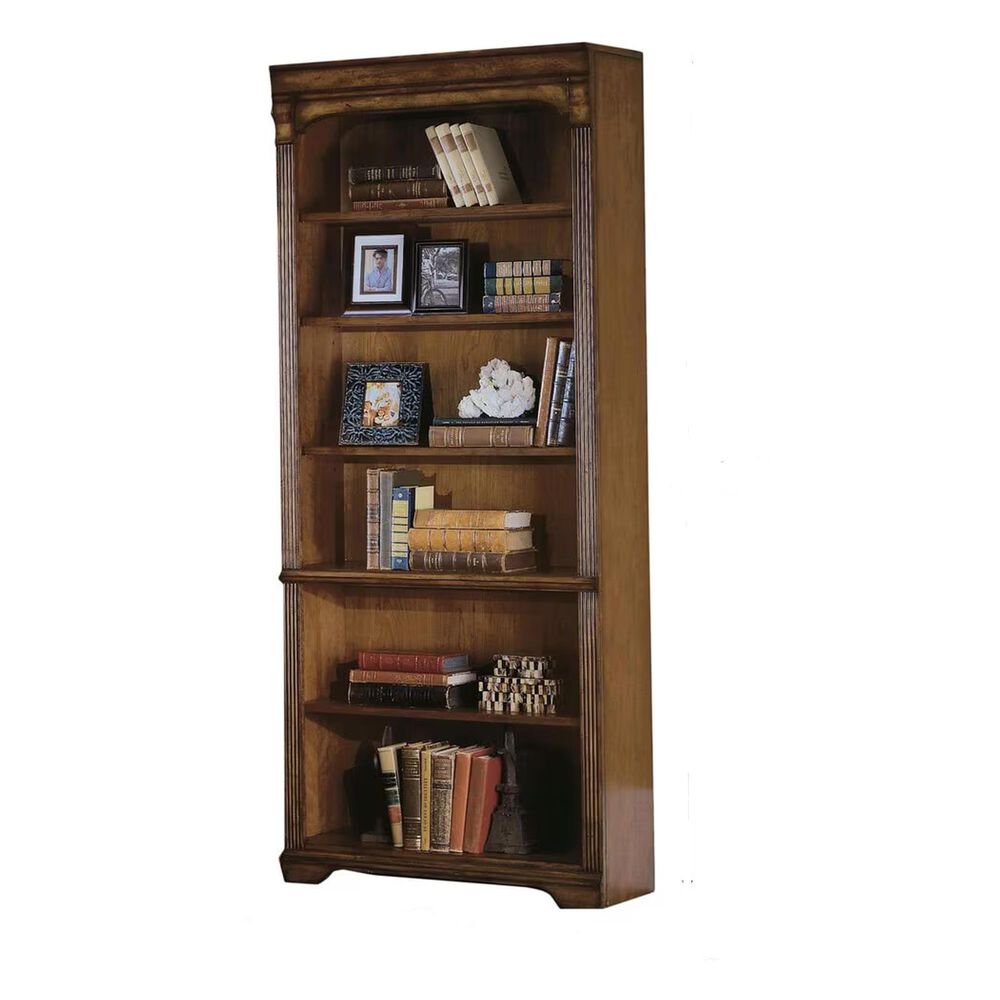 Hooker Furniture Brookhaven Tall Bookcase in Medium Wood, , large